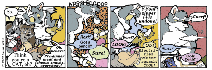 Strip for 2002-09-27 - ** Not THAT old gag?! **