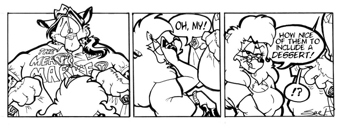 Strip for 2002-10-11 - ** I can cheat on my diet just this once, right? **