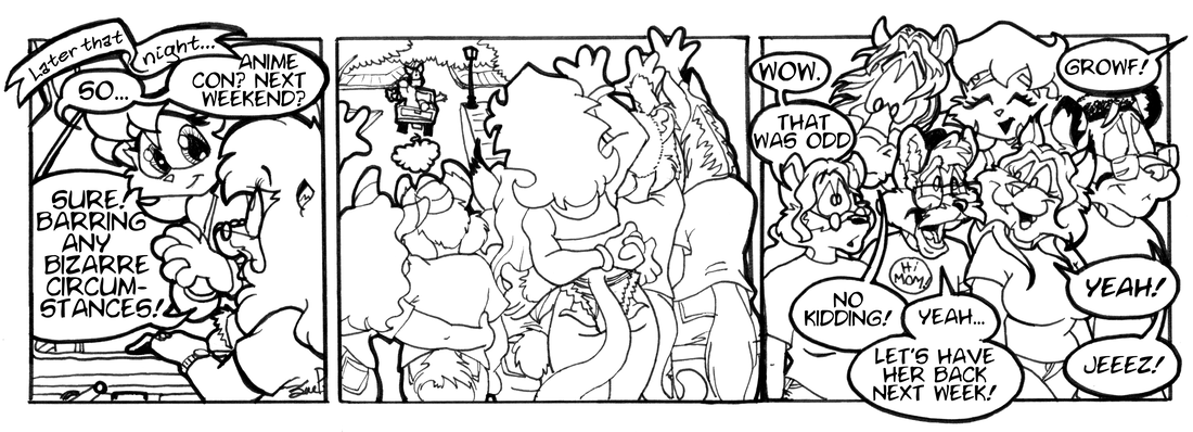 Strip for 2002-10-18 - ** Looks like Susan made a lasting impression. **