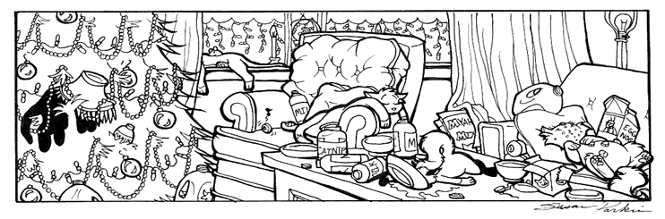 Strip for 2003-01-02 - ** Oh, the felinity! **