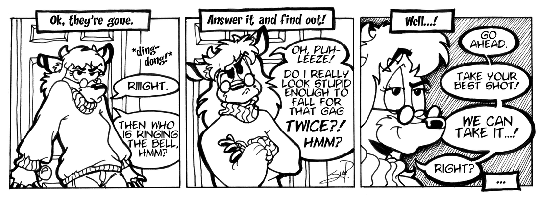 Strip for 2003-02-12 - ** Two-time ding-dong ding-a-ling? Not likely! **