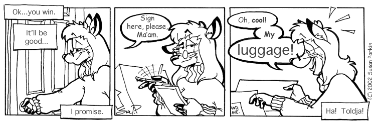 Strip for 2003-02-17 - ** I AM WINNAH! **