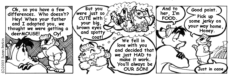 Strip for 2003-03-05 - ** Love, differences, and ups and downs. **