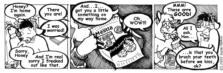 Strip for 2003-03-19 - ** When a bouquet of flowers just won't do! **