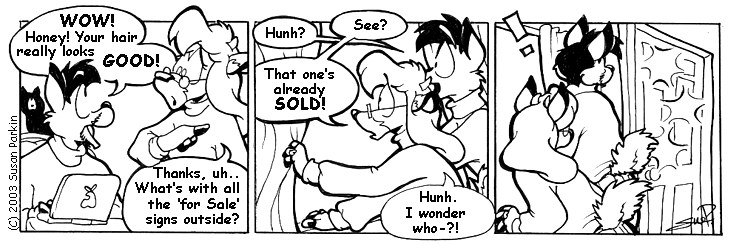 Strip for 2003-04-07 - ** Surreal estate! **