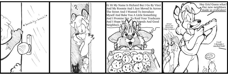 Strip for 2003-04-09 - ** Let them eat crab cakes! **
