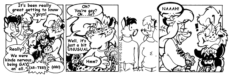 Strip for 2003-04-16 - ** Coming out of the meat locker... **