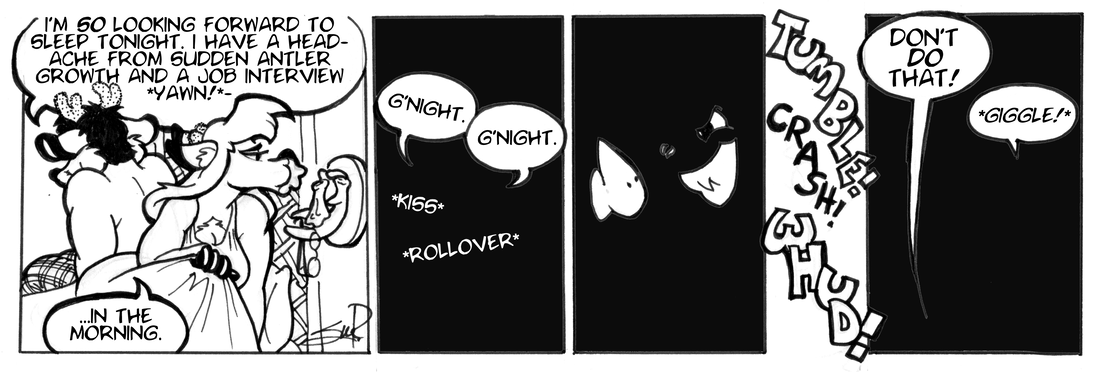 Strip for 2003-05-21 - ** Things really DO go bump in the night! **