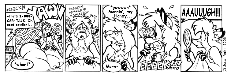 Strip for 2003-05-23 - ** Well, at least the mirror isn't cracked...! **