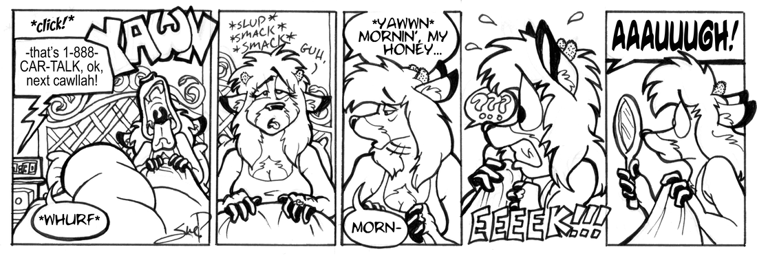 Strip for 2003-05-23 - ** Well, at least the mirror isn't cracked...! **