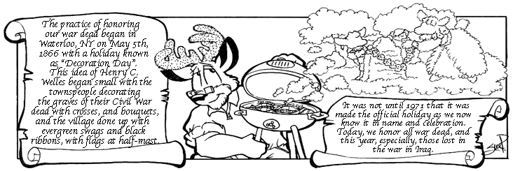 Strip for 2003-05-26 - ** Memorial Day **
