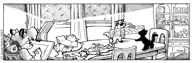Strip for 2003-06-13 - ** Daylight lamps ROCK. **