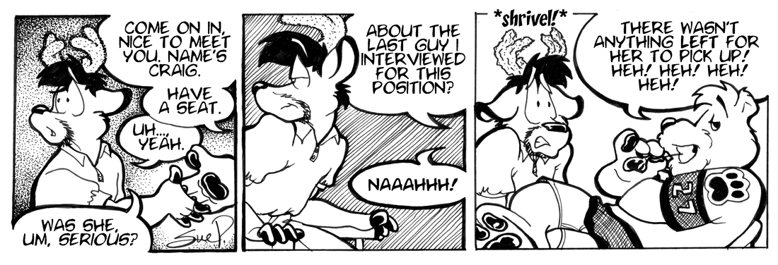 Strip for 2003-11-07 - ** Making the cut...er, the pick...err... **