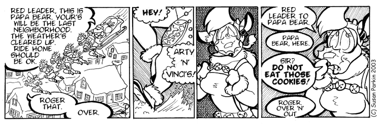 Strip for 2003-12-31 - ** Don't touch them! THEY'RE EVIL! **