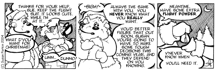 Strip for 2004-01-05 - ** An unusual gift. **