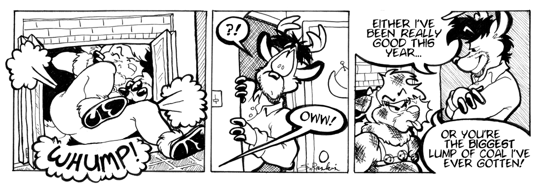Strip for 2004-01-07 - ** Good thing the fire was out! **