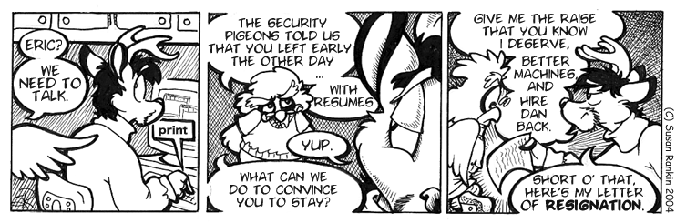 Strip for 2004-03-01 - ** ...and ferret it! **