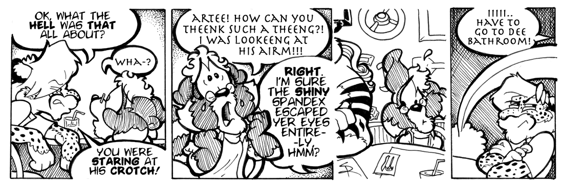 Strip for 2004-03-22 - ** Spring! ...to dee bathroom! **