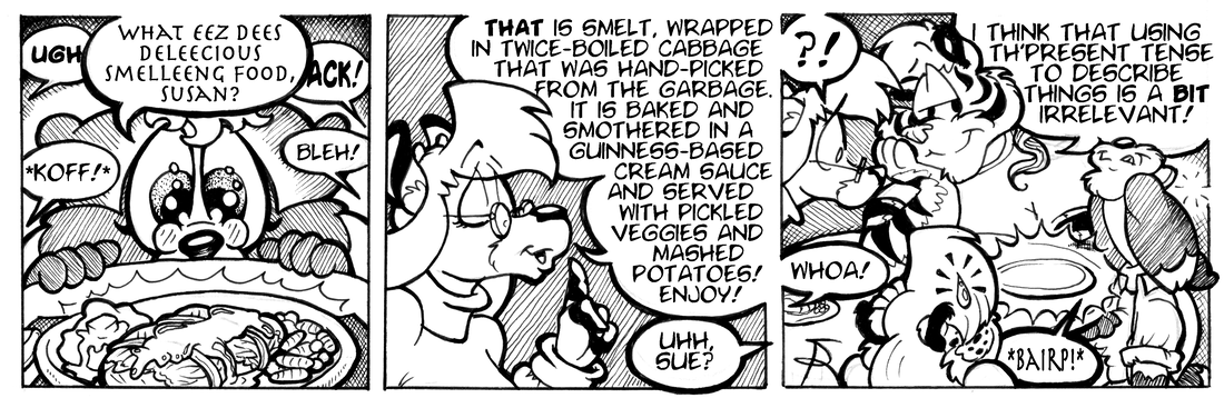 Strip for 2004-04-05 - ** Vinci is a vaccoon! **