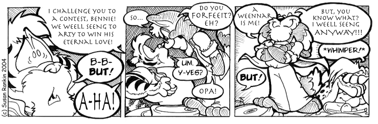 Strip for 2004-04-15 - ** Seeng, seeng, seeng! **