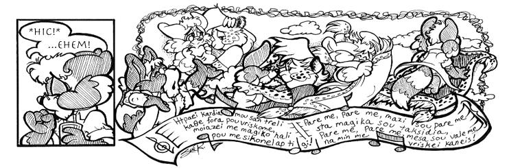 Strip for 2004-05-03 - ** Hey, he's not half bad...! **