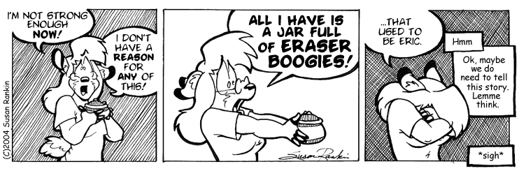 Strip for 2004-08-18 - ** Awful pun courtesy of Pat! **