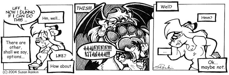 Strip for 2004-08-24 - ** Eric could make a quite an impression with THIS ending! **