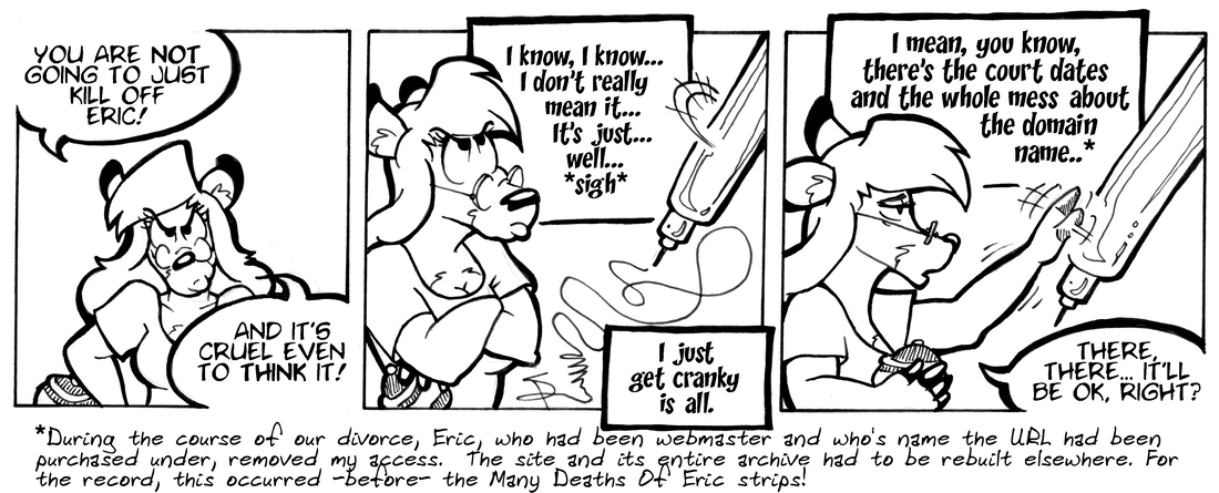 Strip for 2004-09-03 - ** Can they finally agree?  That depen's... **