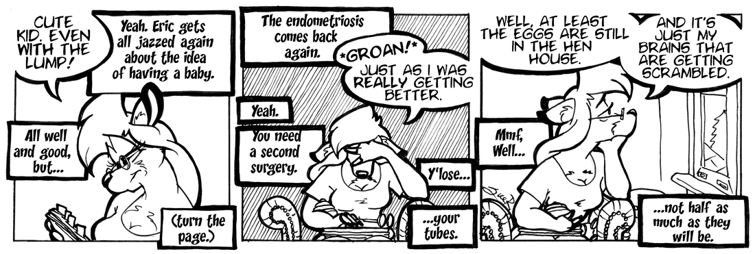 Strip for 2004-09-29 - ** It's just never over easy, is it? **