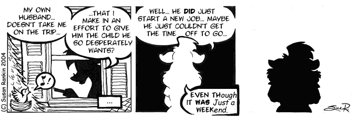 Strip for 2004-10-04 - ** Hind sight is 20/20. **