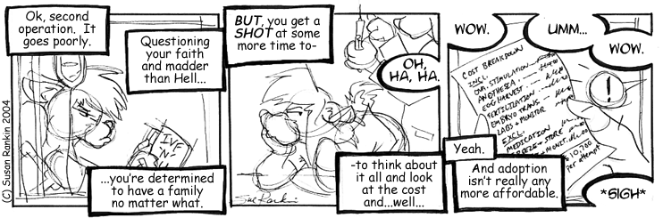Strip for 2004-10-15 - ** What a pain in the ass... **