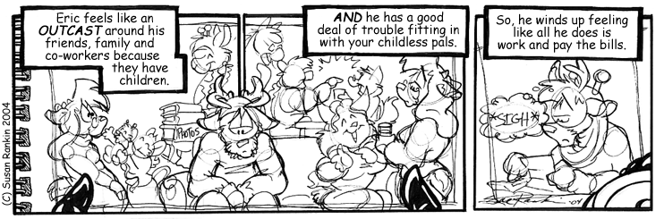 Strip for 2004-10-25 - ** Stubborn as a mule. **