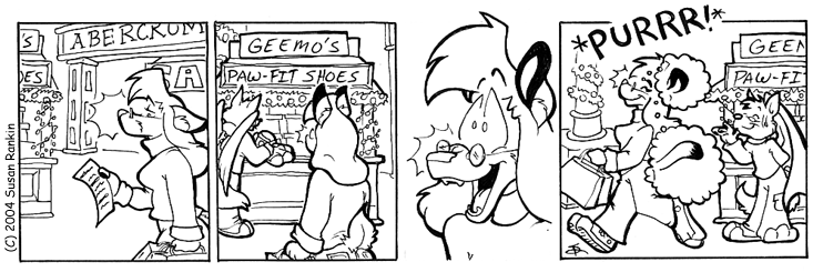 Strip for 2004-12-17 - ** P'awwww!  Those are cute! **