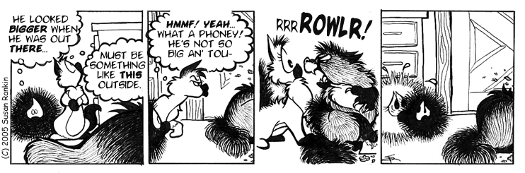 Strip for 2005-02-24 - ** Yup.  When know who's Boss! **