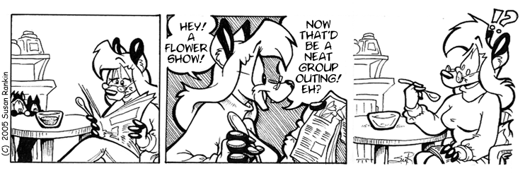 Strip for 2005-03-09 - ** Cereal cat burglars! **
