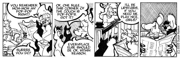 Strip for 2005-03-11 - ** I don't want the world.  I only want your half! **