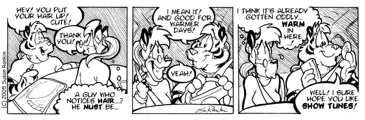 Strip for 2005-04-05 - ** Do you like my ears up?  Or down? **