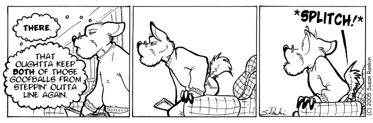 Strip for 2005-04-15 - ** Sorry to have ...brought up the topic! **