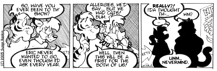 Strip for 2005-04-25 - ** On with the show! **