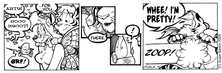 Strip for 2005-07-22 - ** Zoop?  Where?  I hope it's cream of crab! **