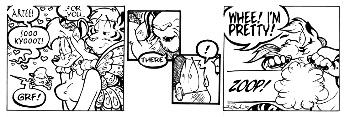 Strip for 2005-07-22 - ** Zoop?  Where?  I hope it's cream of crab! **