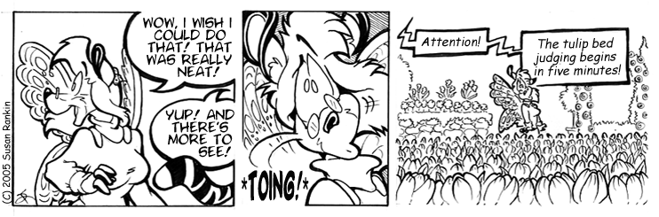 Strip for 2005-08-01 - ** Don't you give me any 'lip! **