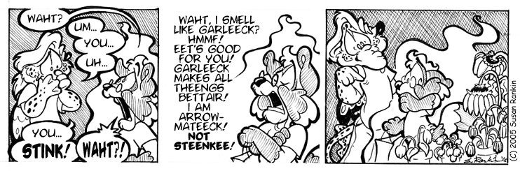 Strip for 2005-08-04 - ** Veenchee Steenk! **
