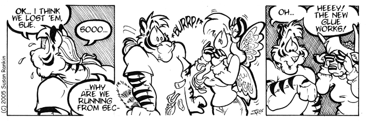 Strip for 2005-08-15 - ** Err...I -ate- delicate flowers... **