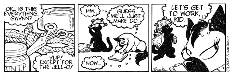 Strip for 2005-08-24 - ** What?  No room for Jell-O??? **