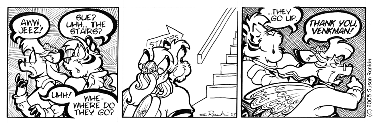 Strip for 2005-08-26 - ** Anywhere! Just don't cross the stream... **