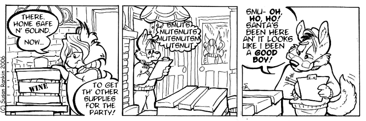 Strip for 2006-01-03 - ** Bad boy!  BAD BOY! **