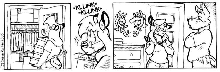 Strip for 2006-03-16 - ** Dad, unwittingly, to the rescue! **