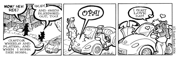 Strip for 2006-03-30 - ** Hahnk eef you're hornee! **