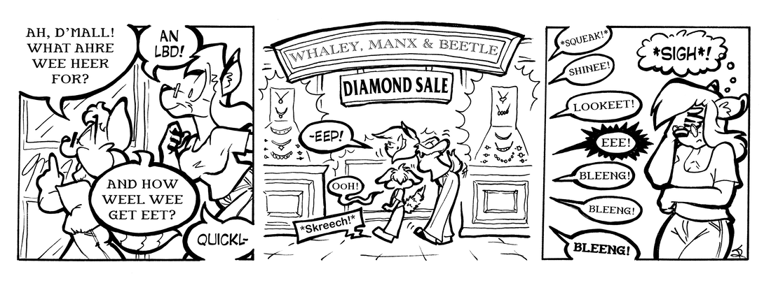 Strip for 2006-04-11 - ** Always wit dee shinees! **